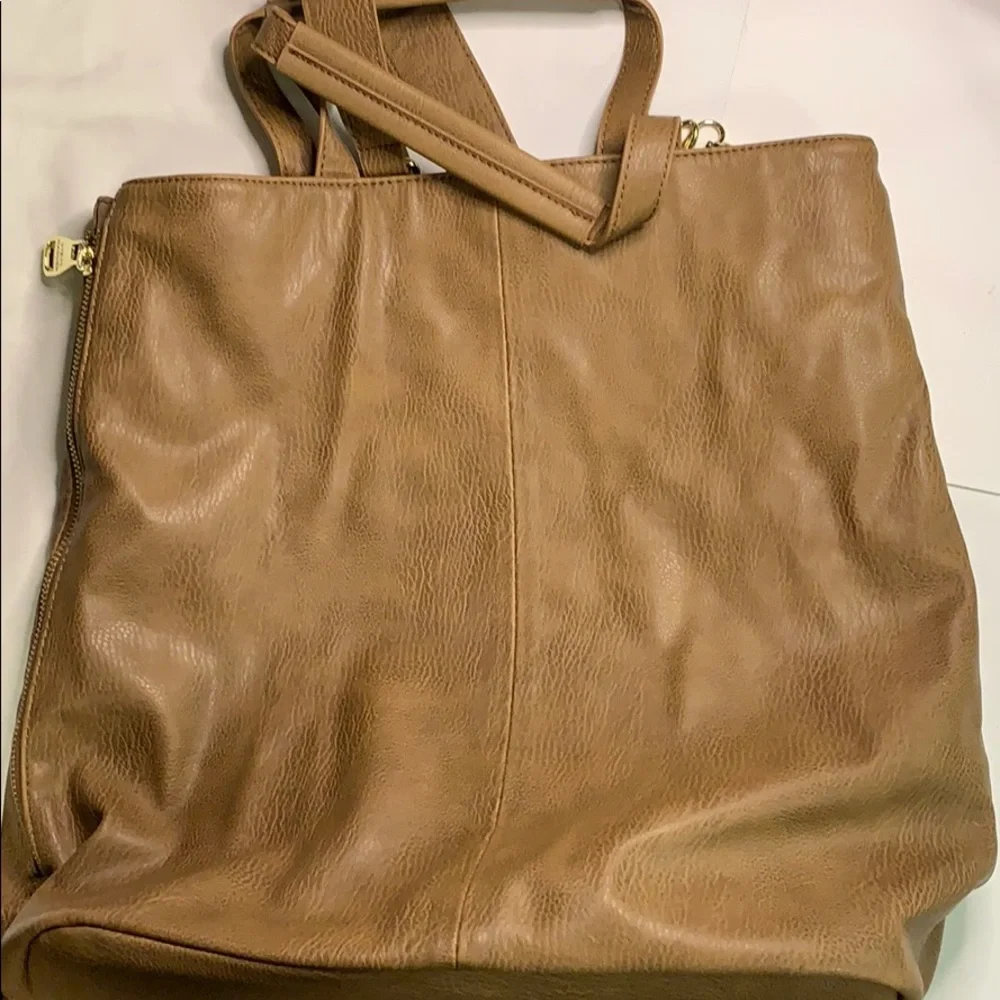 Steve Madden Stylish Tan Studded Women's Tote Bag
